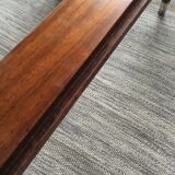 Scandinavian coffee table in teak and white marble