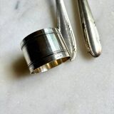 Silver metal napkin ring