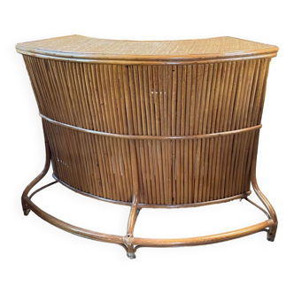 Vintage rattan bar