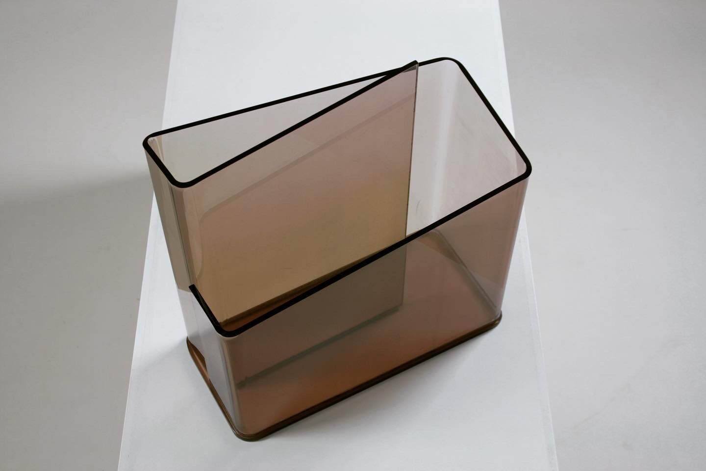 Plexiglass magazine rack for Roche Bobois, France 1970s