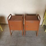 Paire de chevets d'internat