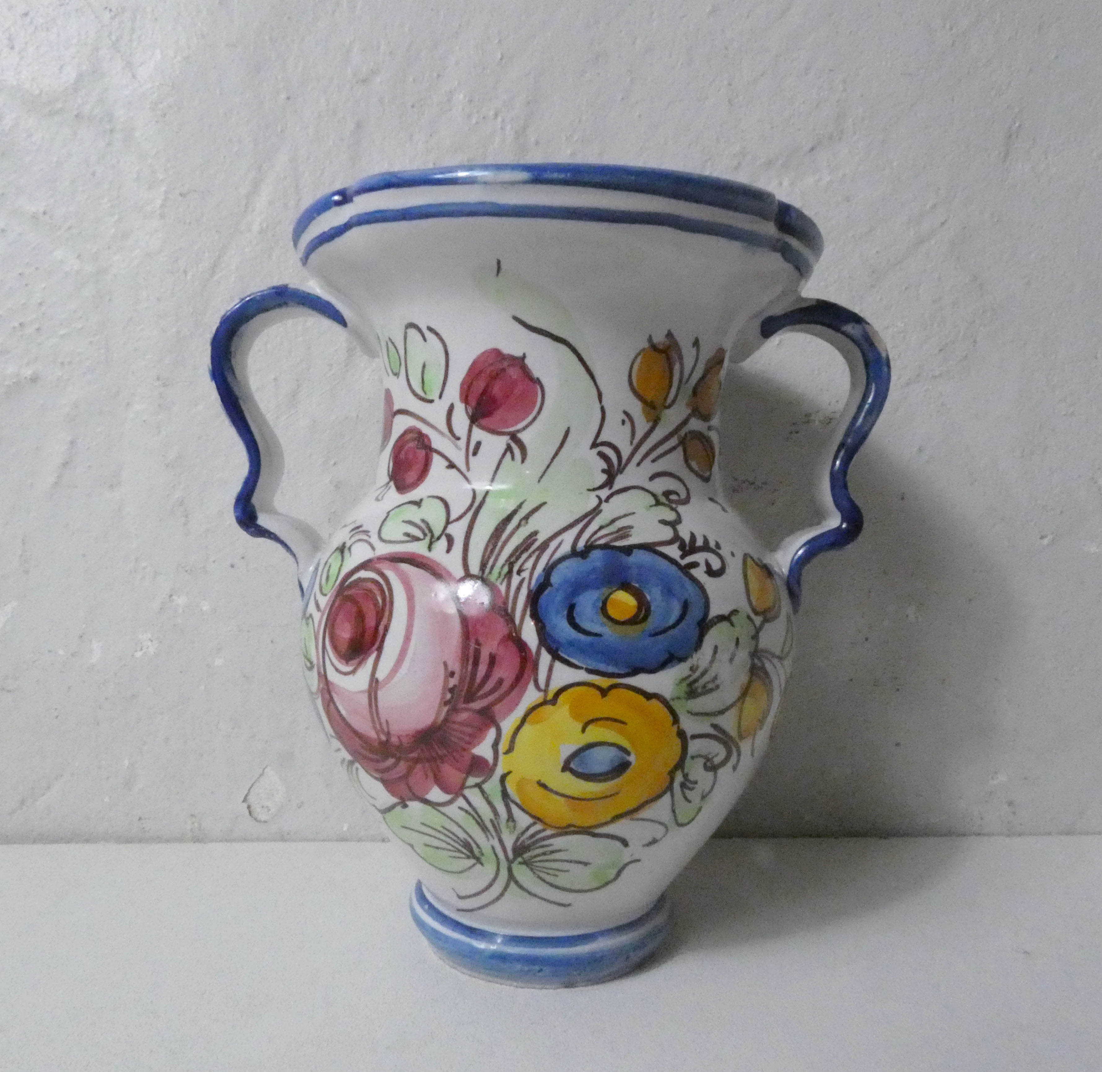 Henriot Quimper vase