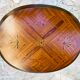 Bedside table in Louis XV style marquetry