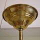 Suspension in brass and glass opaque Netherlands 1960s/1970s