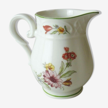 Old milk pot, tulip, ceramic, villeroy & boch