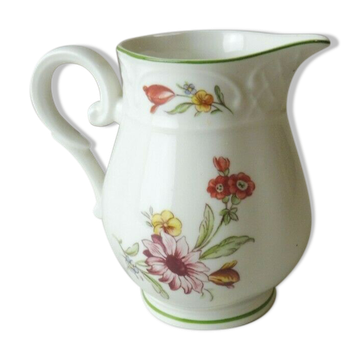 Ancien pot à lait, tulipe, en céramique, villeroy & boch