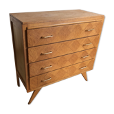 Commode vintage pieds compas années 50