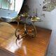 Large candlestick brass flowers