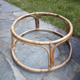 Cocoon armchair in rattan