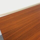 Vintage rustic scandinavian style dining table from 50s 60s in teak and oak