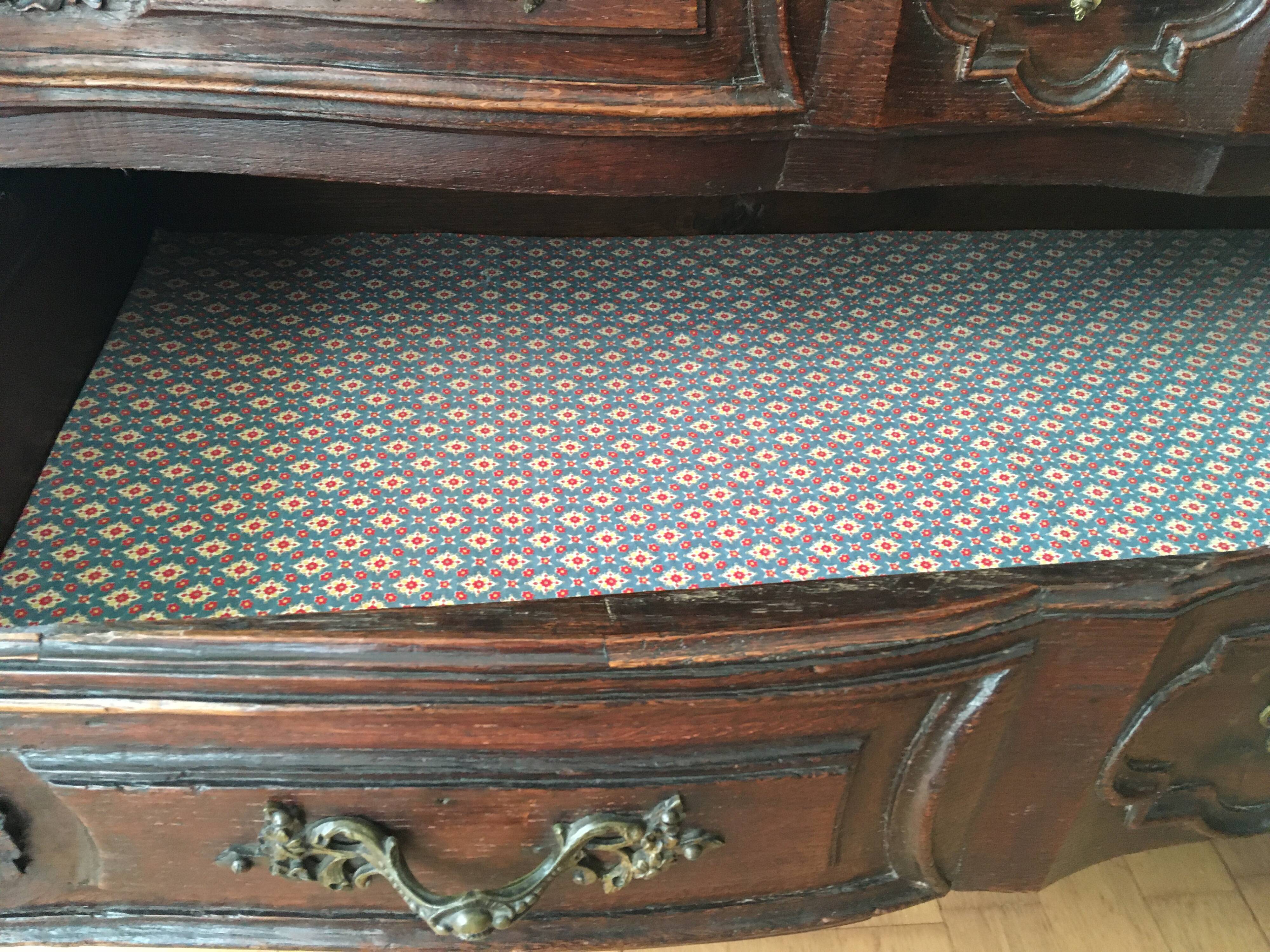 18th century Louis XV style crossbow chest of drawers