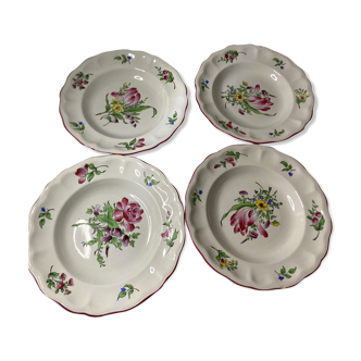 4 hollow moon plates