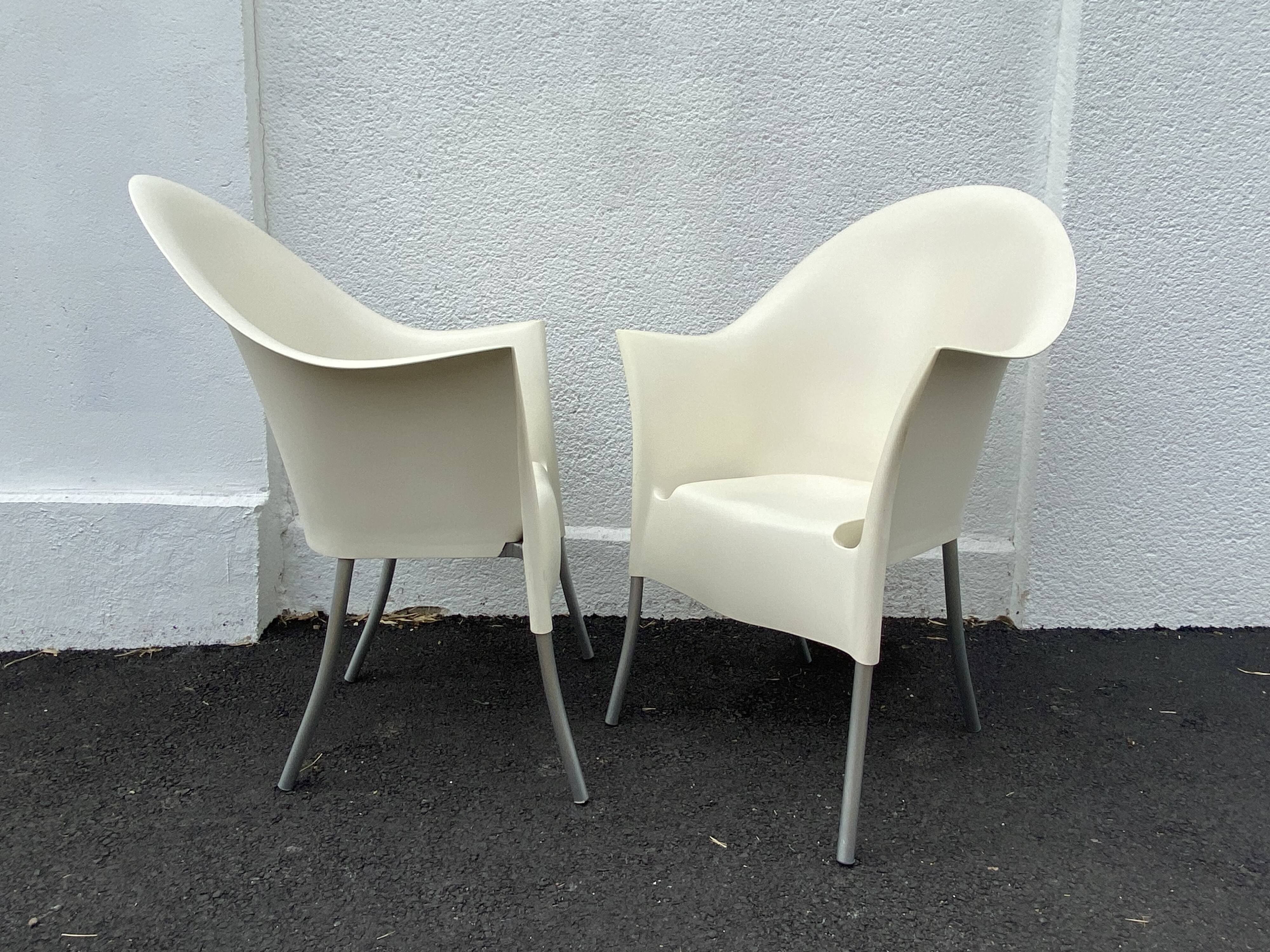 Pair of Lord Yo armchairs by Starck