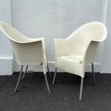 Pair of Lord Yo armchairs by Starck