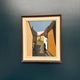 Original Swedish Oil on Canvas – “Alley” – Signed – Vintage & Framed