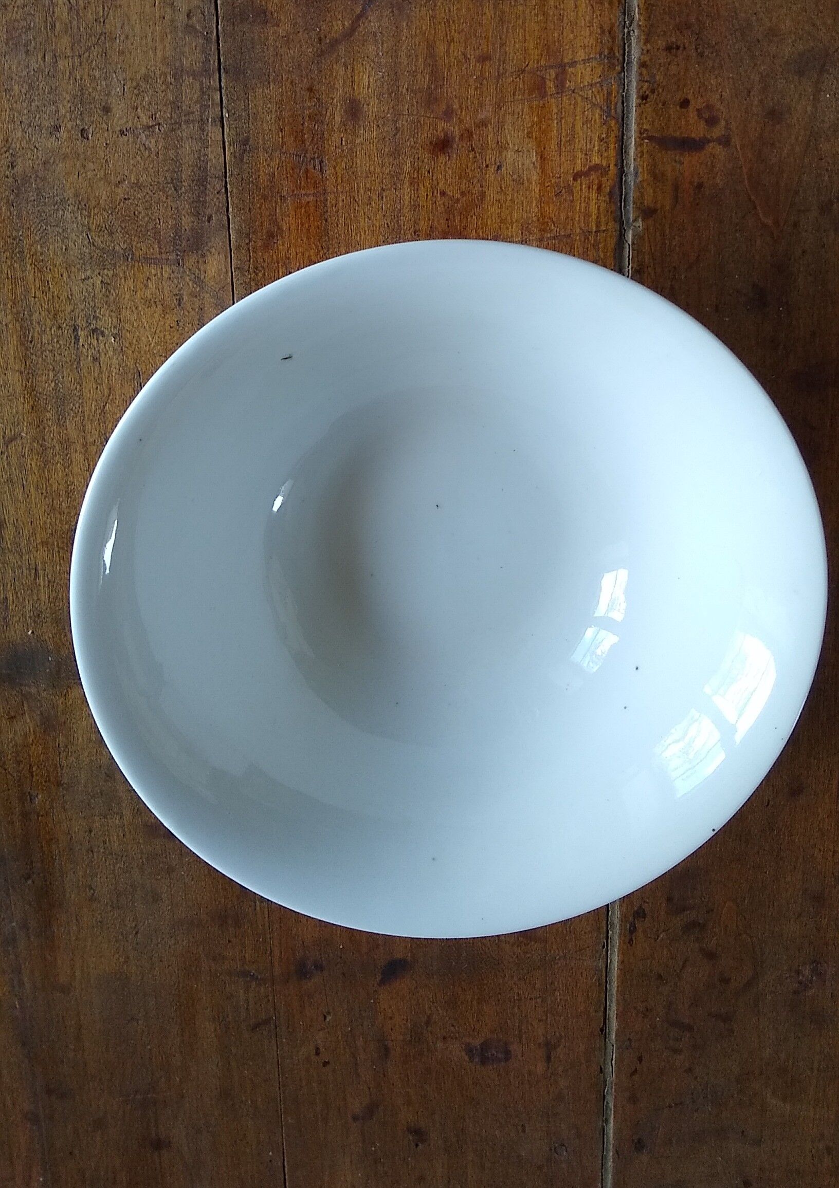 White porcelain salad bowl dish