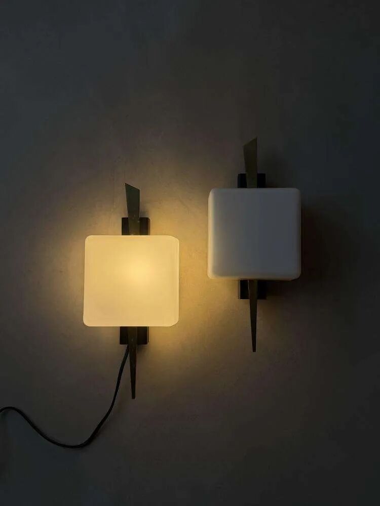 Maison Arlus wall lamps France 1960s