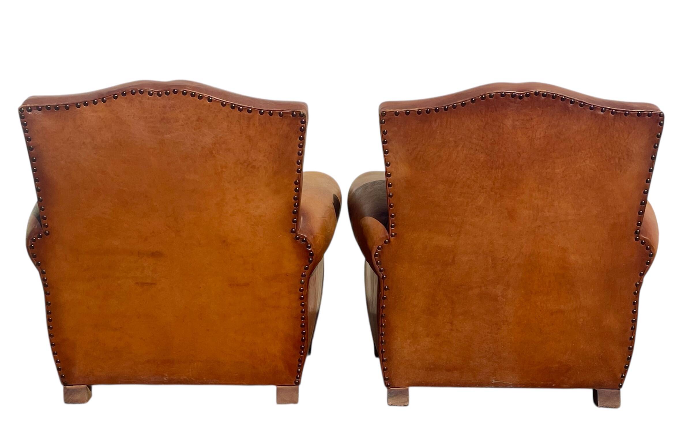 Pair of Club Armchairs