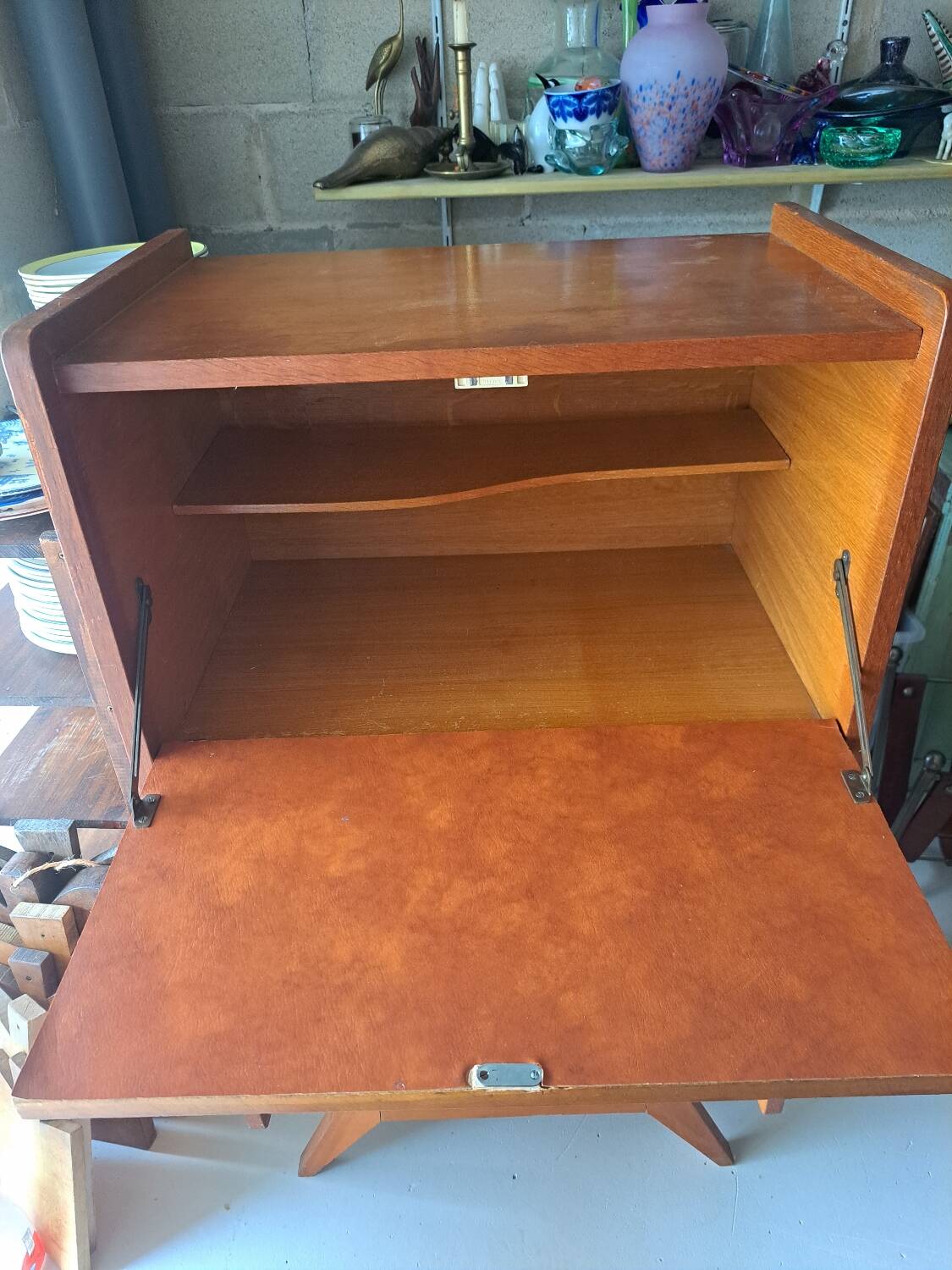 Chiffonnier secrétaire années 50