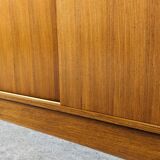 Modernist enfilade in rosewood attributed to O. Borsani, Italy circa 1970.