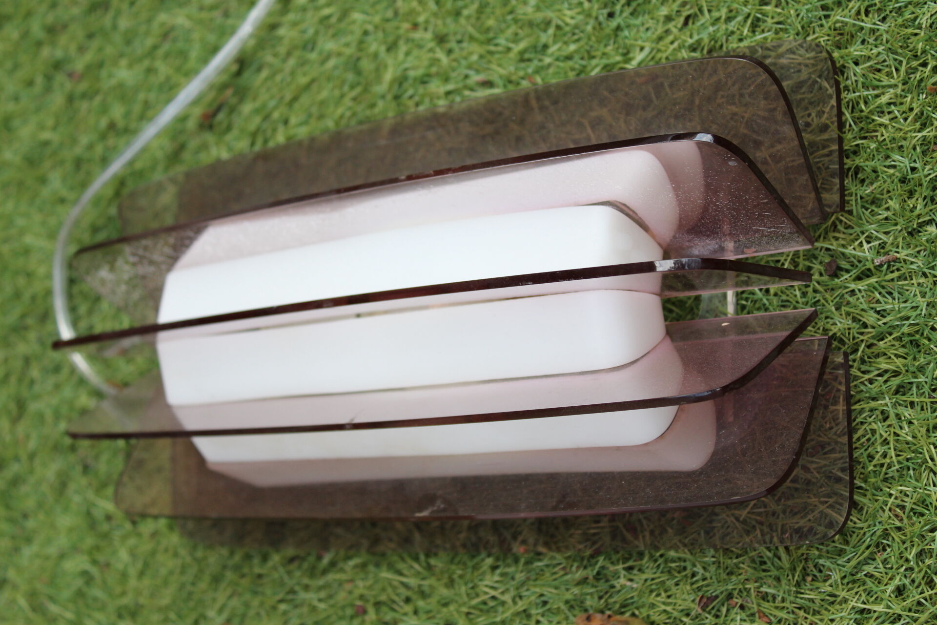 Set sconces Guzzini bagno vintage 70s