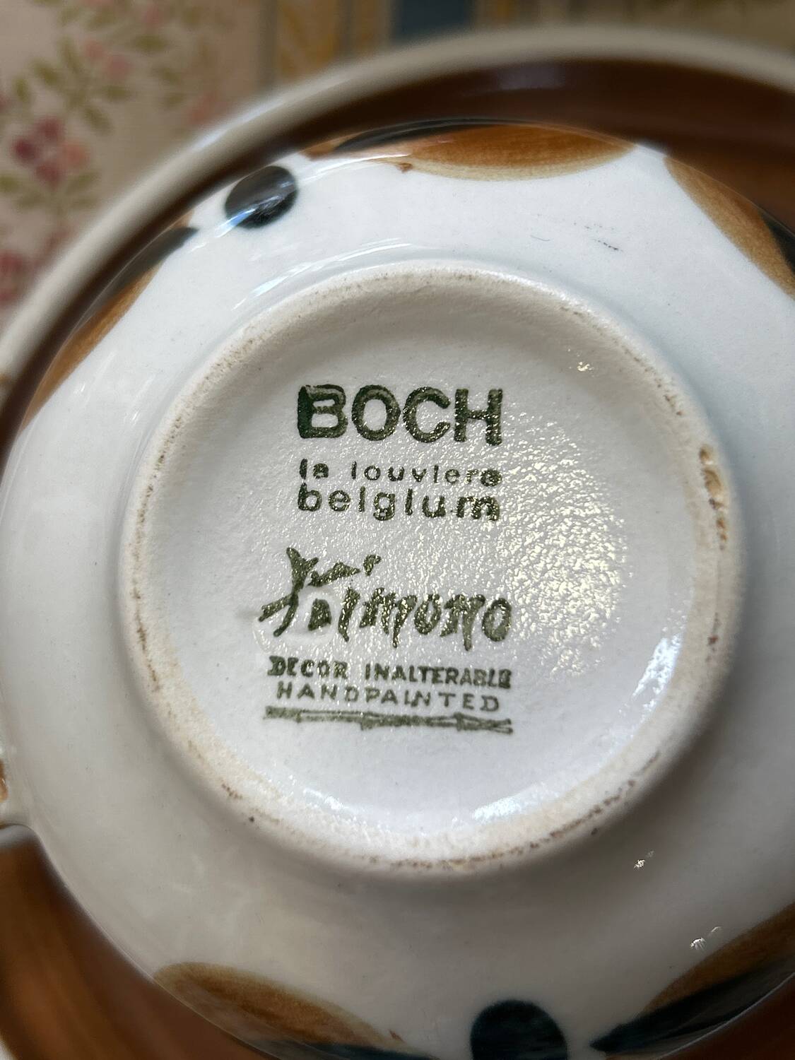 Boch Kimono cups and saucers