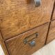 Vintage professional furniture, shannon unis france four-drawer filing cabinet for postcards