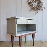 Renovated vintage bedside table