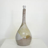 Large ceramic lamp, French work, 60s