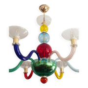 Murano glass chandelier after Gio Ponti, 1970s