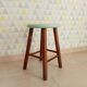 Tabouret  vintage en bois