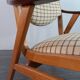 Danish Oak and Wool Chair, Mid-Century Scandinavian 1950s