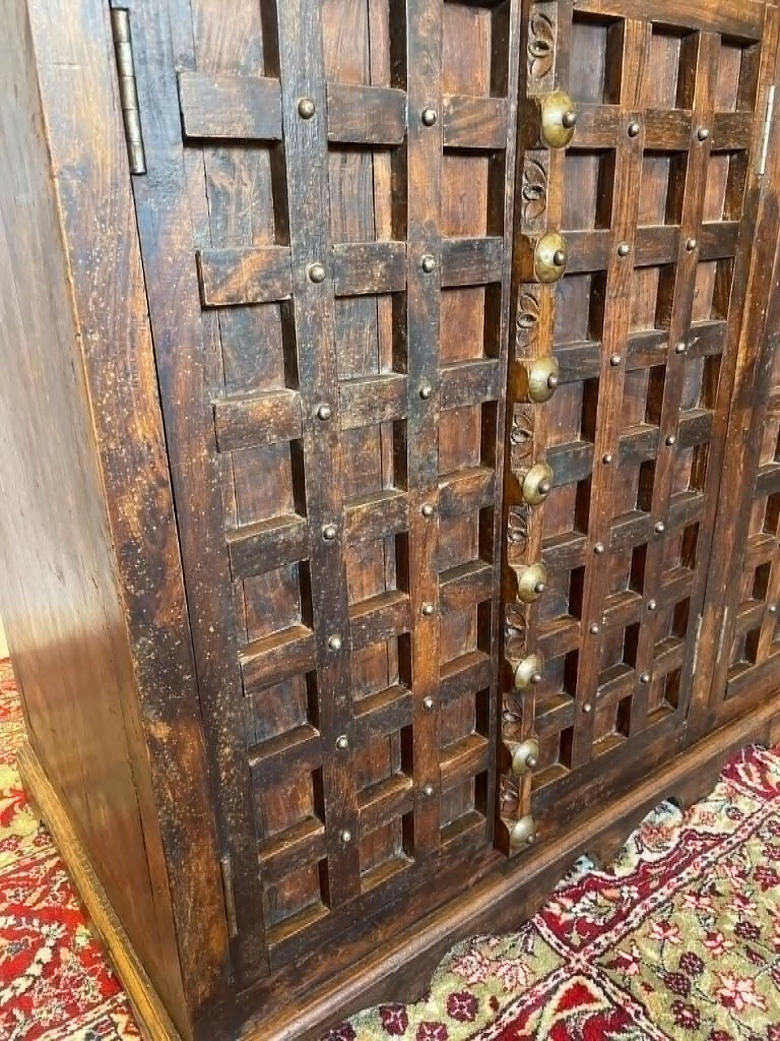 Brutalist sideboard in solid rosewood