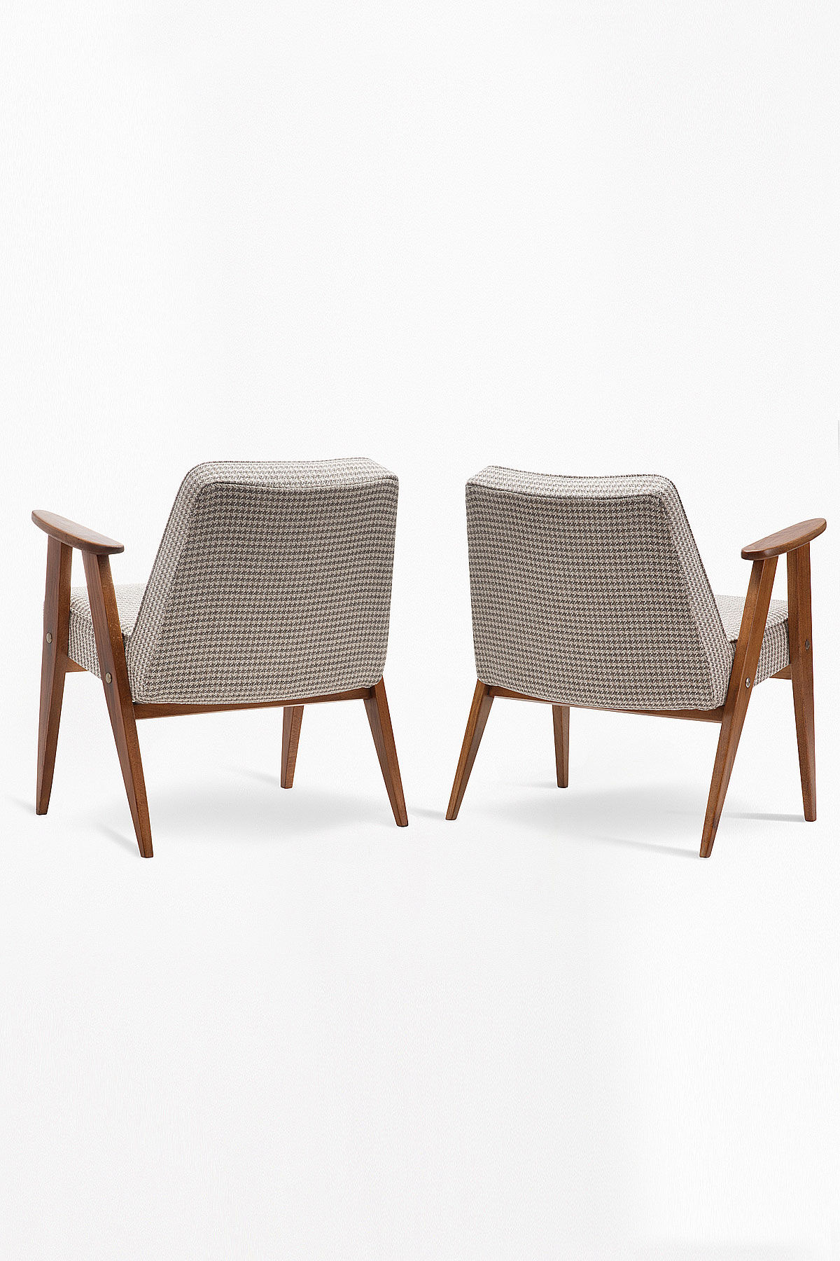 Pair of 366 armchairs