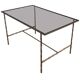 Side table with faux bamboo legs, 1962