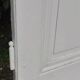 Communication door h221xL90cm old paneled, molded, interior