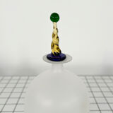 Pair of Italian vials made of murano glass, 1970s