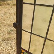 Old stained glass window