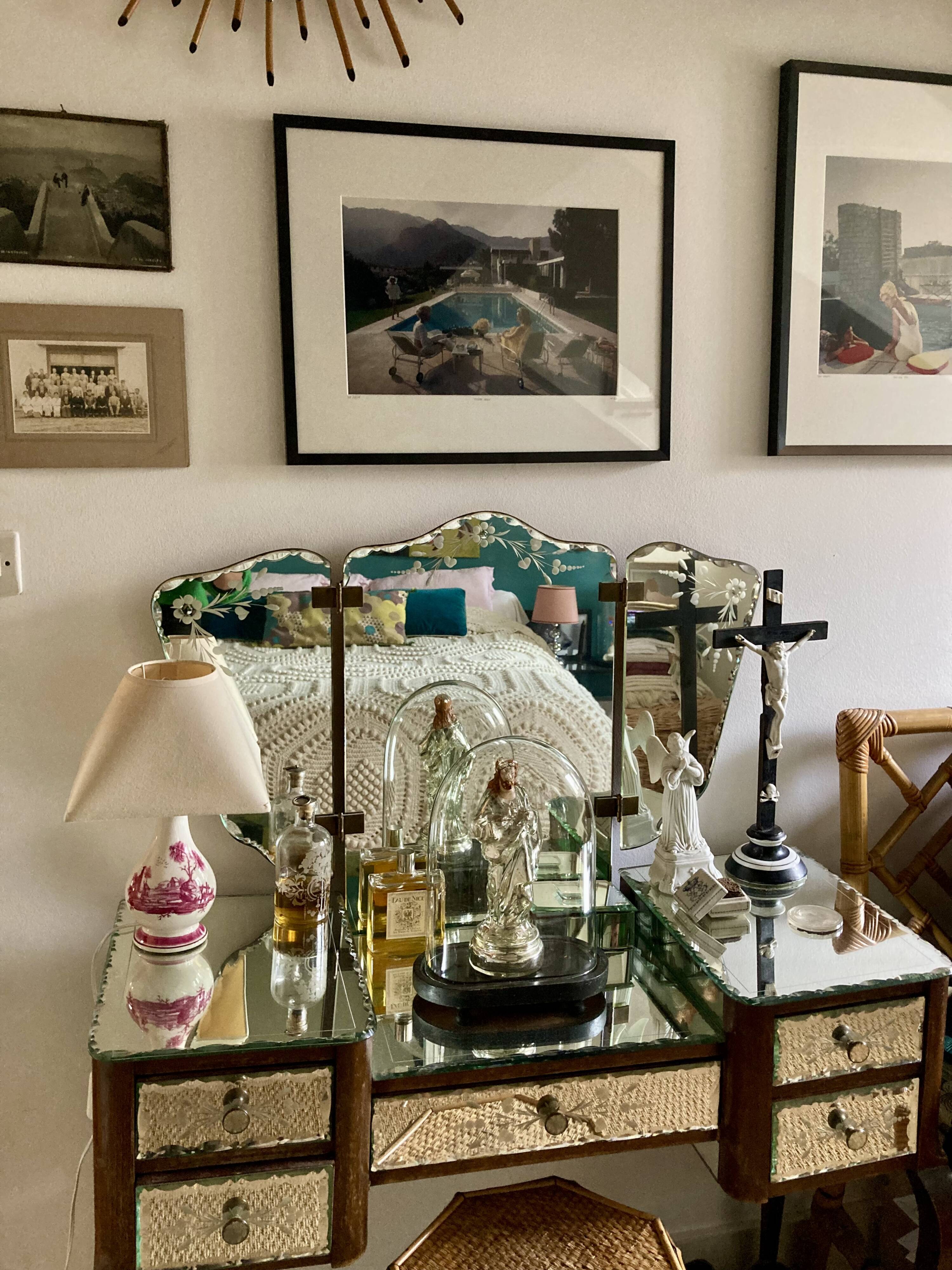 Pair of bedside lamps