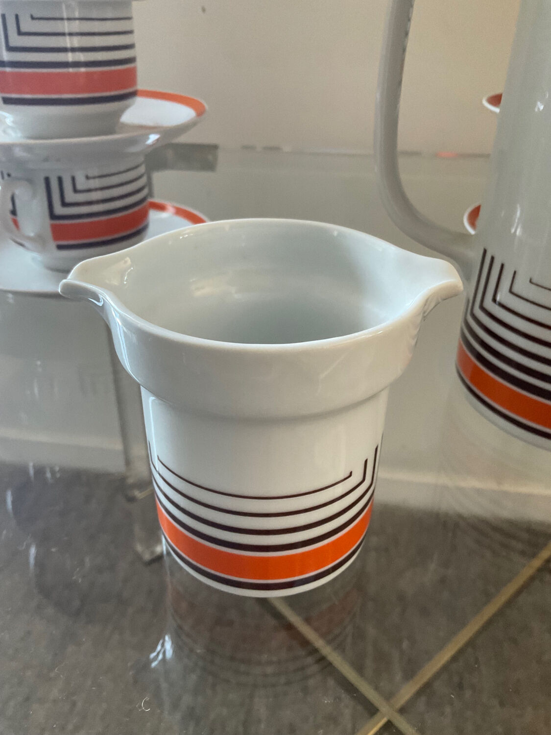 Vintage West Germany Bavaria porcelain coffee service 70s