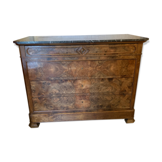 Like Louis-Philippe style in walnut magnifying glass