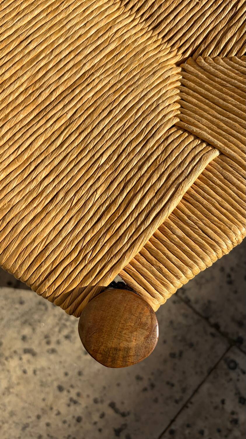 Straw chairs