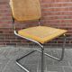 Ensemble de 4 Chaises vintage modèle Cesca B32 en chrome et bois