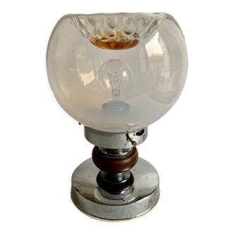 Lampe de table globe en verre de Murano, années 1960