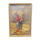 Old painting "bouquet of flowers" signed Zoé Laigneau