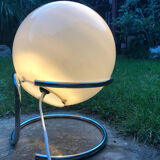 Space age opaline ball lamp circa 1970