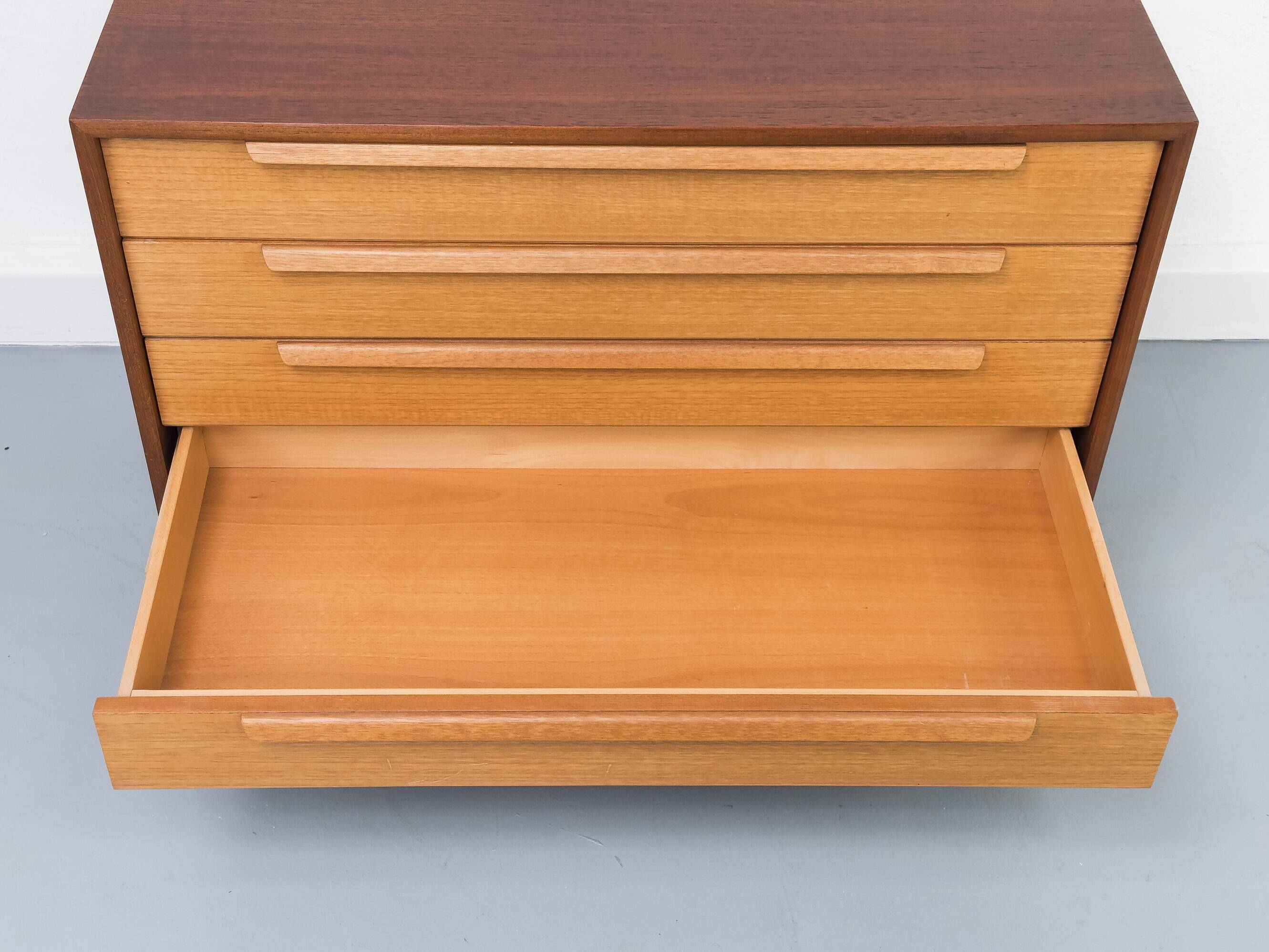 Mid-Century Teak Chest of Drawers from WK Möbel, 1960s
