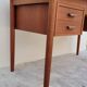 Danish Scandinavian desk in vintage teak 5 drawers, 1950s