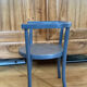 Curved wooden armchair from the late 19th/early 20th century.