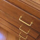 Commode 4 tiroirs pieds compas